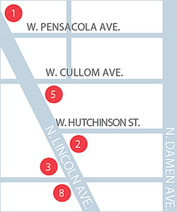 Small North Center map