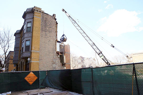 The recently-demolished former home of Ronald Reagan
