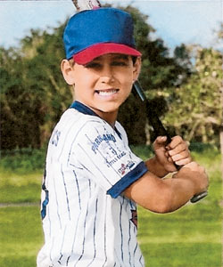 As a Little Leaguer in Florida in 1993