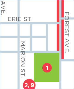 Small Oak Park map