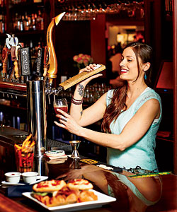 Bartender Cheryl Kujawinski at Fountainhead