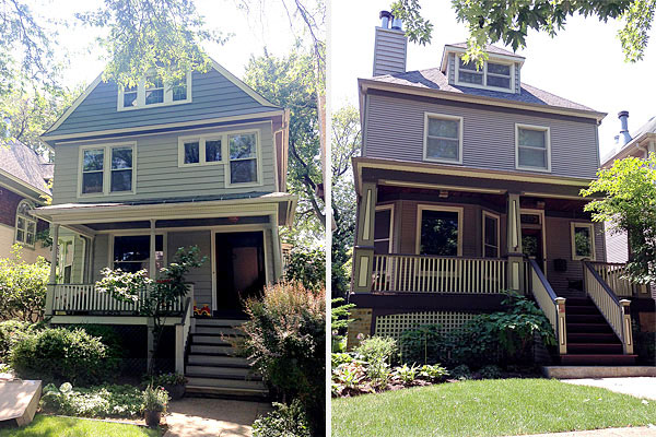 A house on Wayne St. and a house on Magnolia St. in Lakewood Balmoral