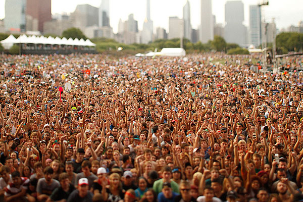 Lollapalooza crowd