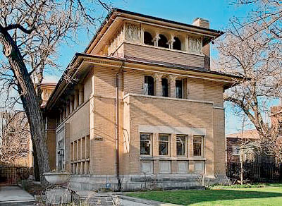 A Frank Lloyd Wright home in Hyde Park