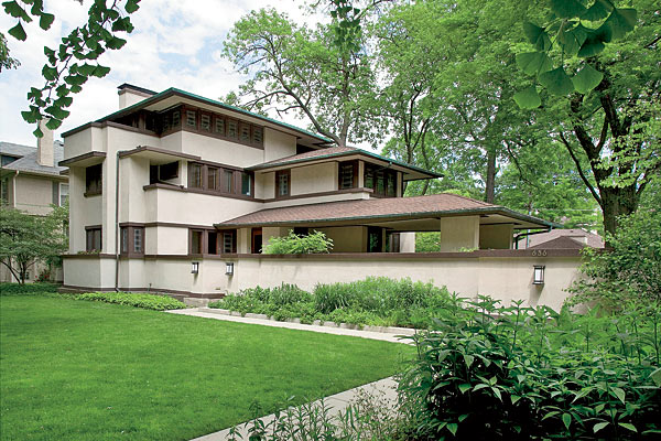 A Frank Lloyd Wright home in Oak Park