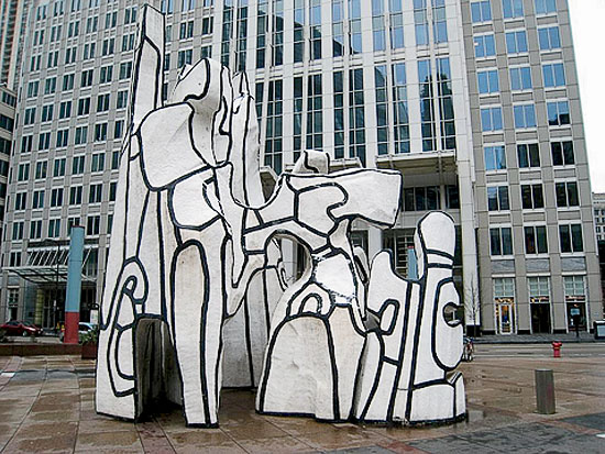 ‘Monument with Standing Beast’ by Dubuffet