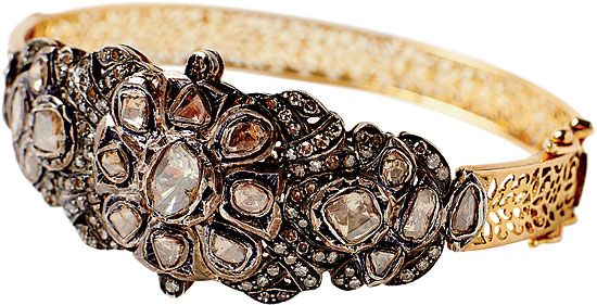 INDIAN GOLD AND DIAMOND BRACELET