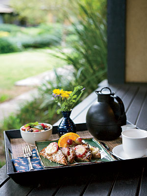 Room service at Golden Door