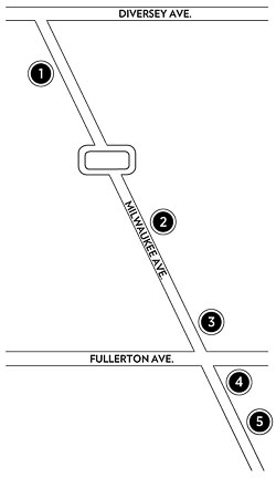 Milwaukee Avenue map