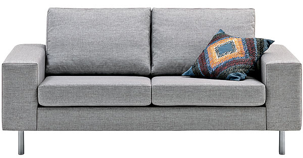 Poly-blend 67-inch sofa