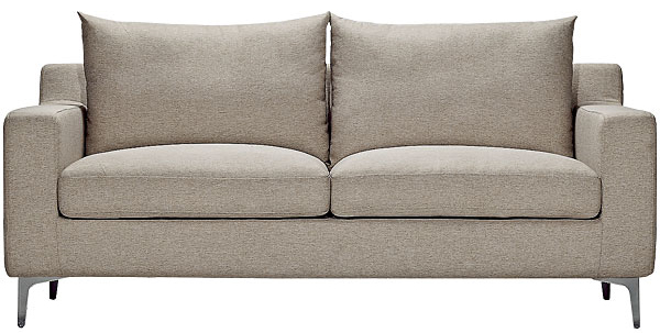 Linen-blend 67-inch sofa