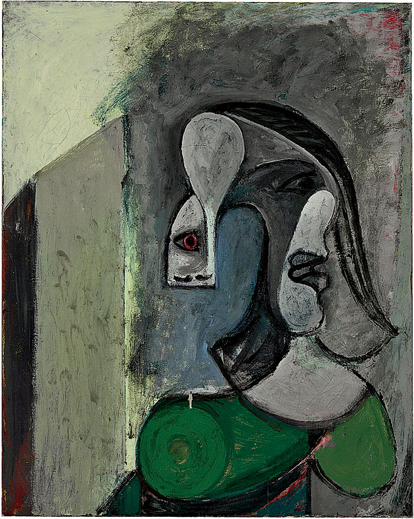 ‘Tête de femme à deux profils’ by Pablo Picasso