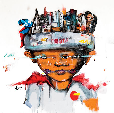 ‘Contra’ by Hebru Brantley