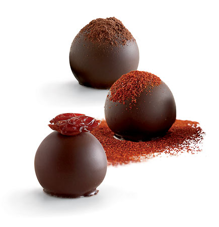 Vosges Chocolate truffles