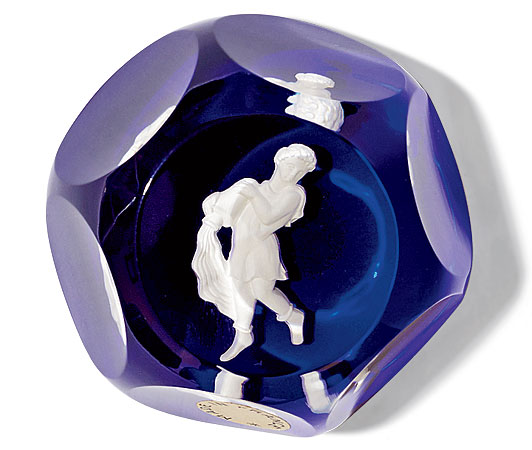 Vintage Baccarat Aquarius paperweight