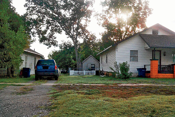 The scene of the alleged assaults