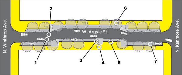 Argyle St. map