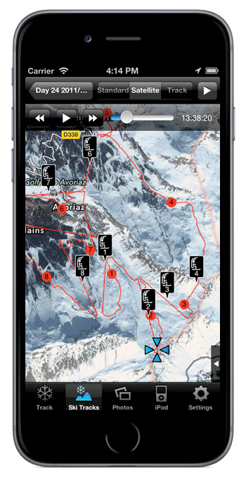 Ski Tracks app