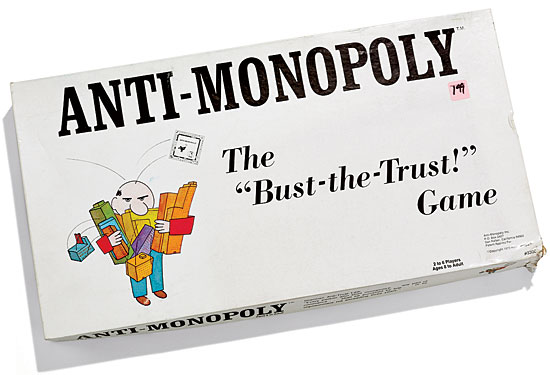 Vintage Anti-Monopoly Board Game