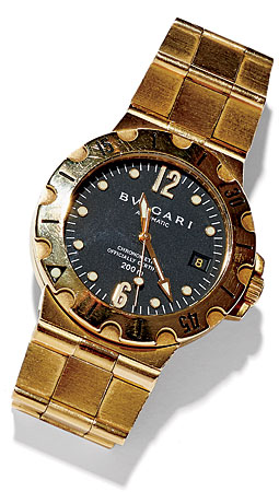 Bulgari 18-karat gold watch