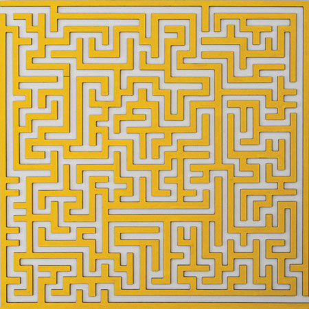 ‘4 Would,’ mixed-media 48-inch-square artwork, by Natasha Kohli