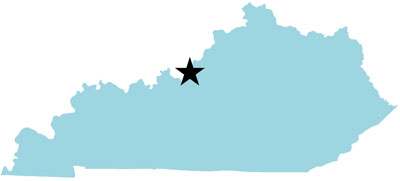 Louisville, KY map