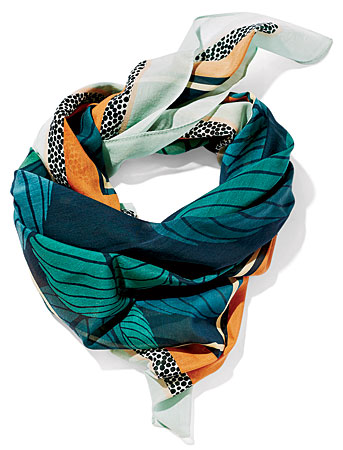 No Ocean silk scarf