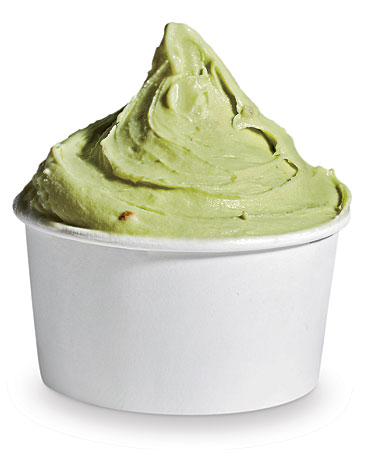 Avocado gelato from Frío Gelato