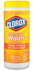 disinfectant wipes