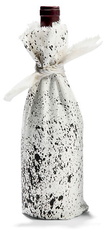 Silk wine bottle bag