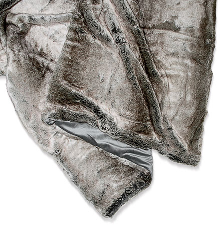 Faux-fur throw