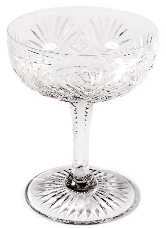 Saint-Louis crystal champagne glass