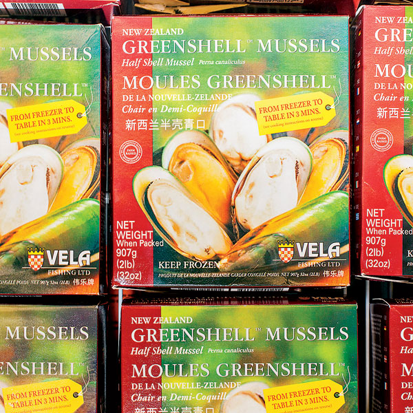 Greenshell mussels