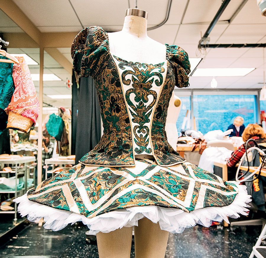 One of the costumes from the Venetian pavilion