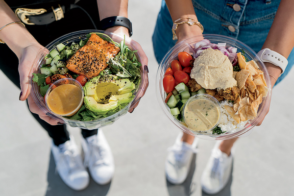 Salads at Sweetgreen