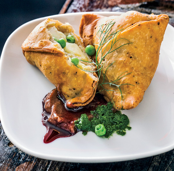 Marisa Paolillo’s samosas at Mango Pickle