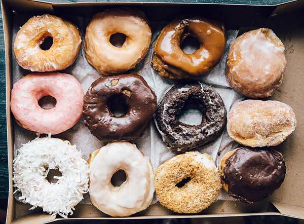 A box of donuts