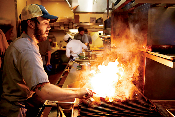 The kitchen of the Publican