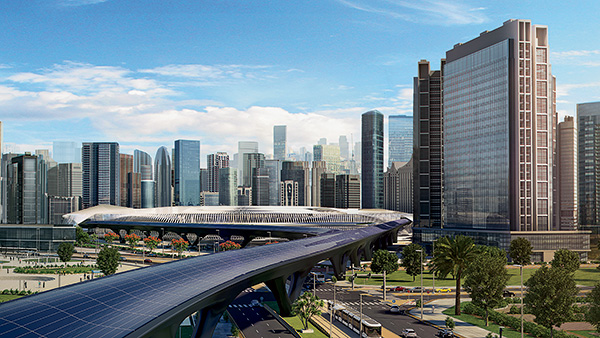 Hyperloop rendering