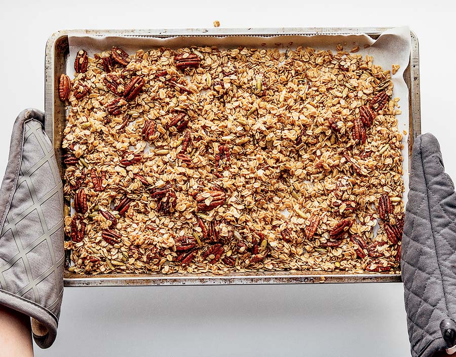 Baked granola