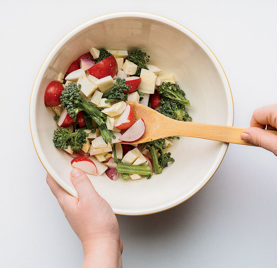 Veggies baking