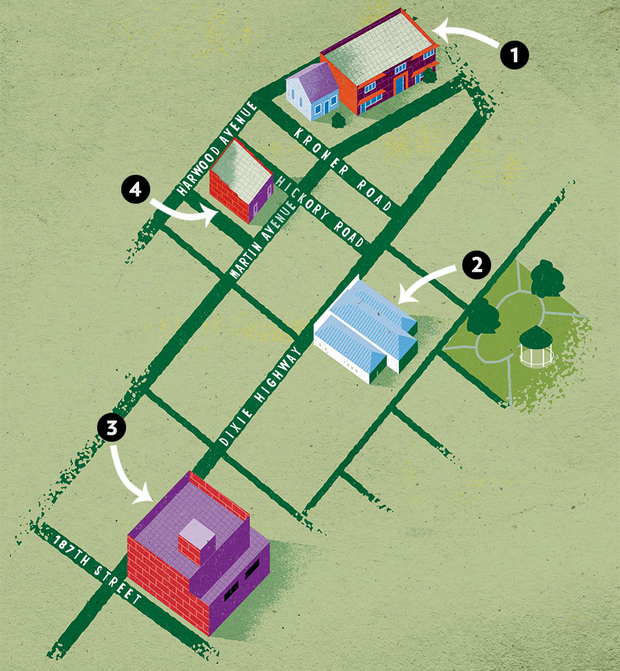 Illustrated Homewood map