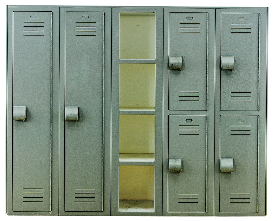 Plastic lockers