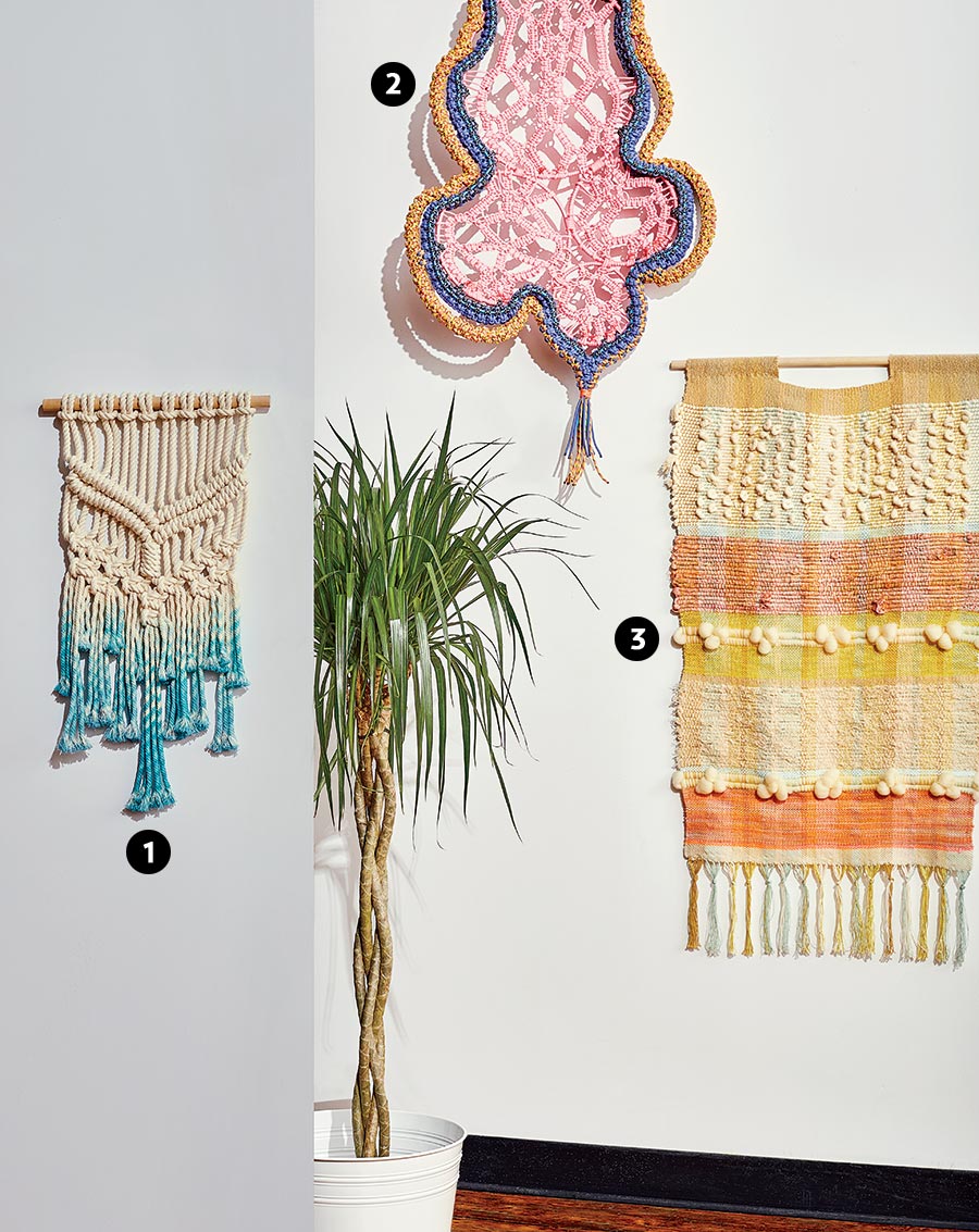 Macrame wall hangings