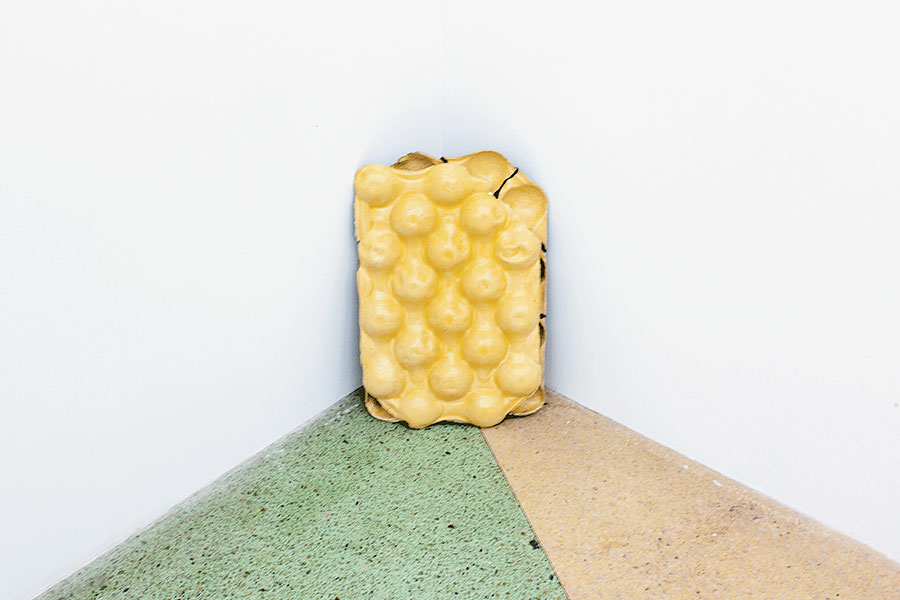 A cast egg carton by Danielle Rosen