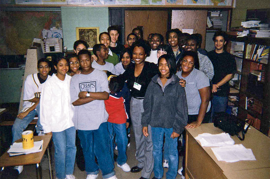 As a student teacher at Morgan Park High School in 1999