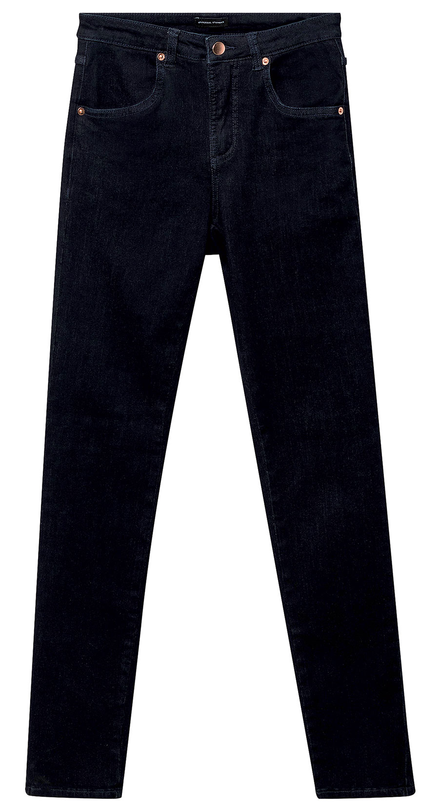 High-rise skinny jeans