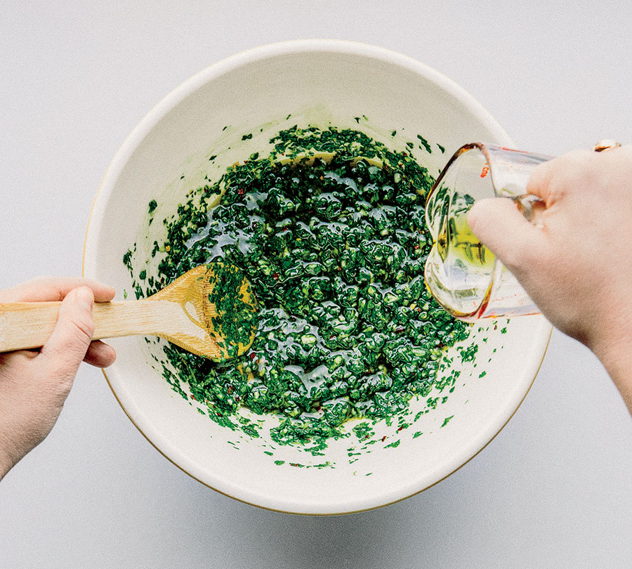 Chimichurri mixture