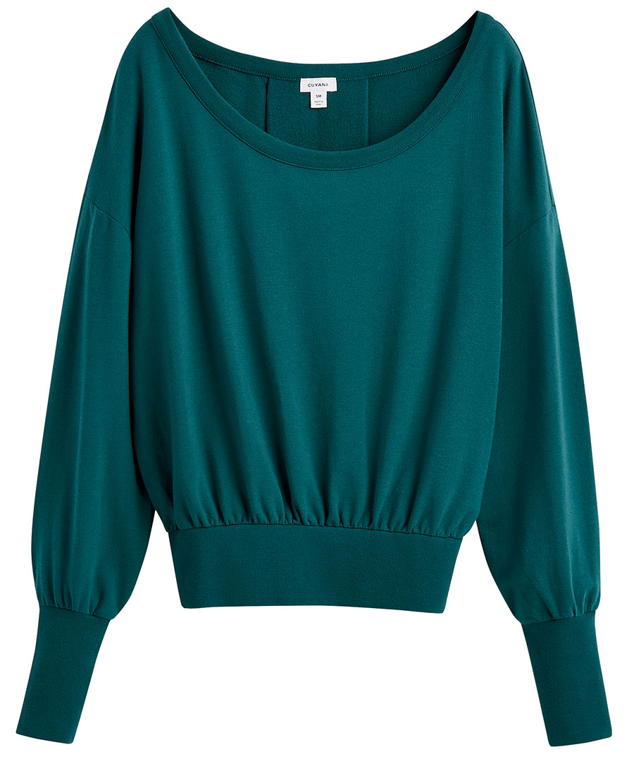 Pima cotton French terry sweatshirt