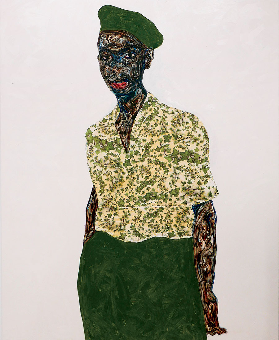 Amoako Boafo’s ‘Green Beret’